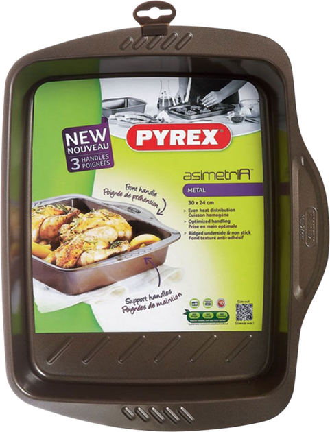 Forma Pyrex Asimetria 30 x 24 x 6 cm (3426470269186) - obraz 1