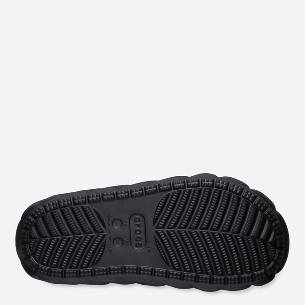 Klapki męskie z futerkiem Crocs Classic Cozzy Overpuff Sandal 210074-001 41-42 (M8/W10) Czarne (0196265733613) - obraz 5
