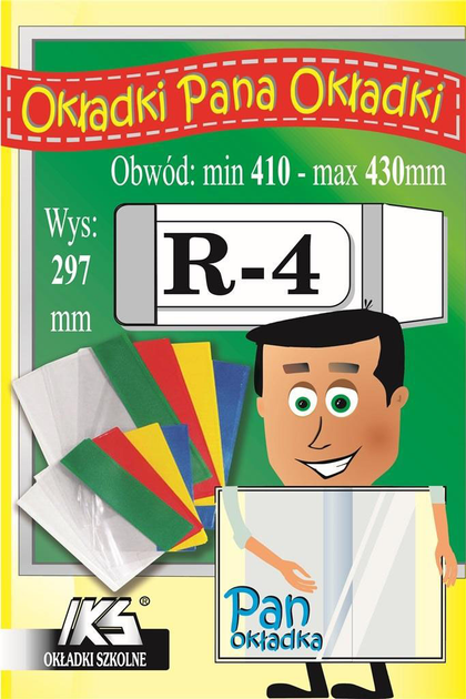 Zestaw okładek do podręczników Iks Regulowanych R4 0.12 mm 297 x 410-430 mm 25 szt (5904314251040) - obraz 1