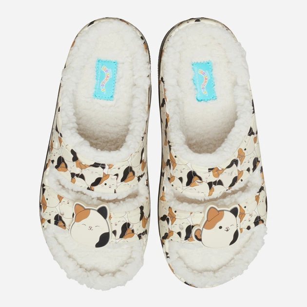 Klapki damskie z futerkiem Crocs Squishmallows Cam Cozzy Sandal 210217-90H 36-37 Wielobarwne (196265833313/0196265833313) - obraz 5