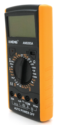 Мультиметр Aneng AN9205A измерения: V, A, R, F, функция hFE (YT32061) - изображение 2