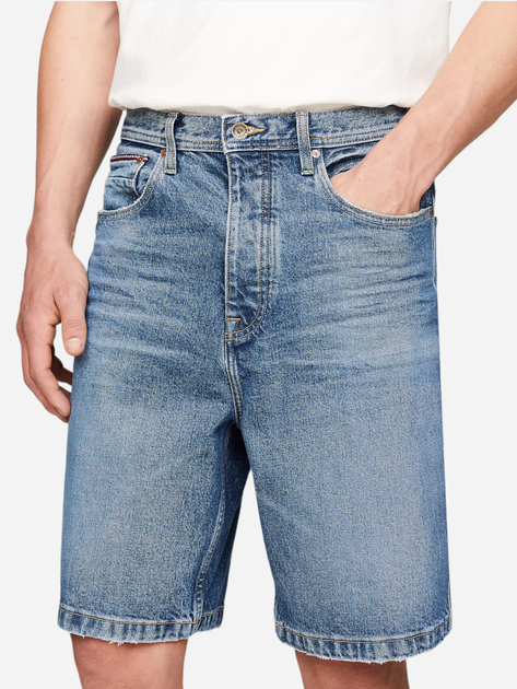Spodenki jeansowe krótkie męskie Tommy Hilfiger thmw0mw351751be 33 Niebieskie (8720646451289) - obraz 4