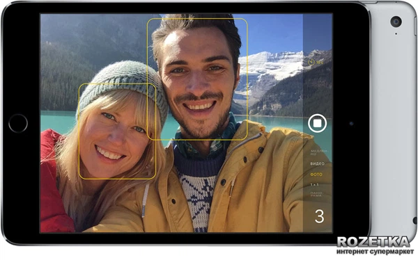 Планшет Apple A1550 iPad mini 4 Wi-Fi 4G 16GB (MK6Y2RK/A) Space