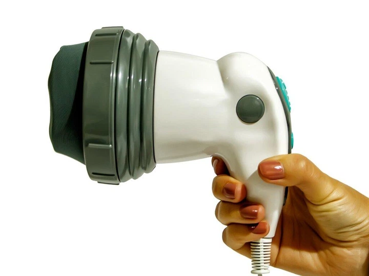 Ручной инфракрасный массажёр для тела Body Innovation 4в1, вибромассажёр антицеллюлитный для тела Белый - изображение 5
