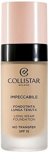 Podkład do twarzy Collistar Impeccabile Long Wear SPF 15 3N Natural 30 ml (8015150132077) - obraz 1