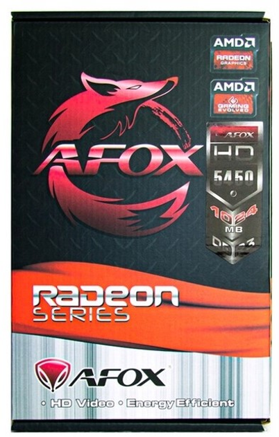 Відеокарта AFOX PCI-Ex Radeon HD 5450 1GB DDR3 (64bit) (650/1066) (1 x DVI, 1 x HDMI, 1 x VGA) (AF5450-1024D3L5) - зображення 5