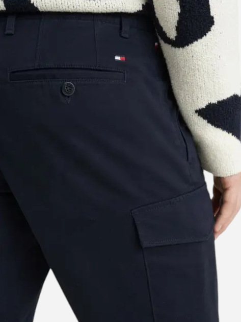 Шорти бавовняні короткі чоловічі Tommy Hilfiger thmw0mw31244dw5 34 Темно-сині (8720642937947) - зображення 5