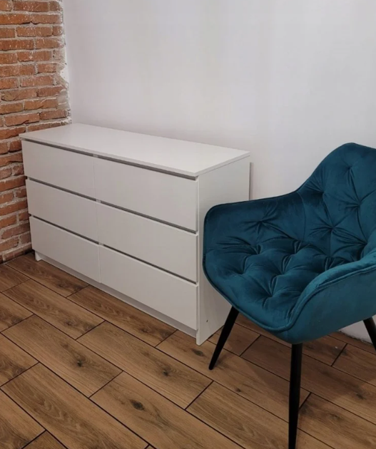 Крісло м'яке зі спинкою Signal Cherry Velvet Bluvel 85 (Морський/бірюза, вельвет) - изображение 8