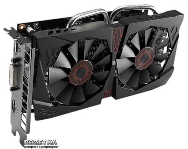 Видеокарта Asus PCI-Ex GeForce GTX 750 Ti Strix 2048MB GDDR5