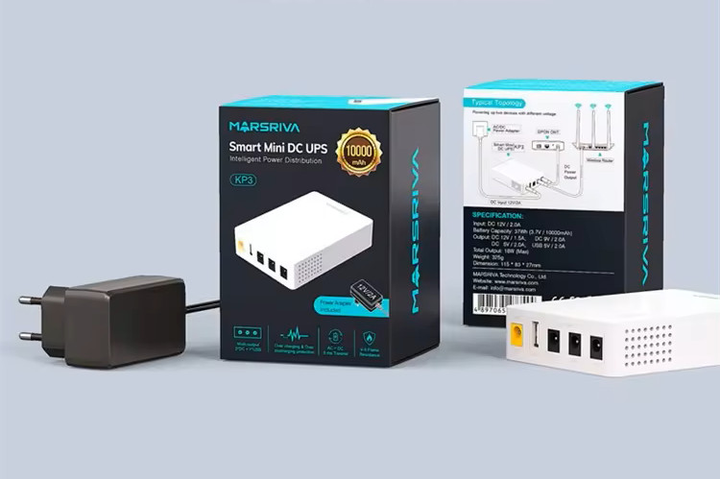 ИБП Marsriva KP3 10000 mAh UPS для роутера (2000107) - изображение 2
