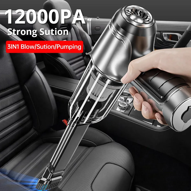 Беспроводной пылесос для авто Suitu ST-6645 Pro чёрный (2000125) - изображение 2