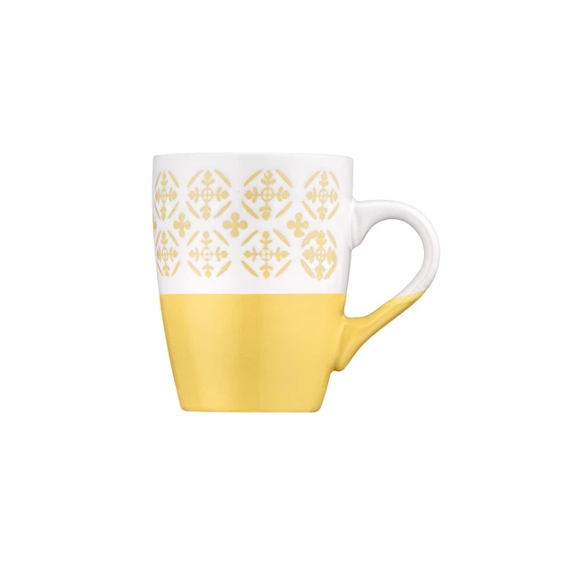 Кружка Ardesto Ornament AR3045YW 320 мл жовтий - Фото 3 Кружка Ardesto Ornament AR3045YW 320 мл жовтий - зображення 3