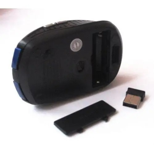 Беспроводная мышь GTM Wireless Mouse 2.4G для ноутбука/компьютера, питание от батареек Синяя - изображение 5