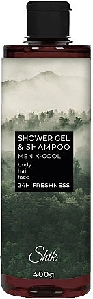 Гель-шампунь для душа и волос - Shik Men X-Cool Shower Gel&Shampoo 400ml (1208455-280839919-2) - Фото 1 Гель-шампунь для душа и волос - Shik Men X-Cool Shower Gel&Shampoo 400ml (1208455-280839919-2) - изображение 1