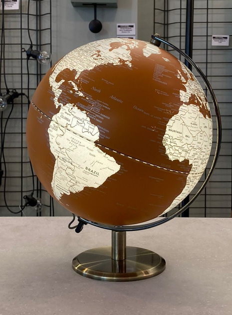 Глобус Gentlemen's Hardware Globe Light з підсвіткою Помаранчевий 25 см (0840214808555) - зображення 3