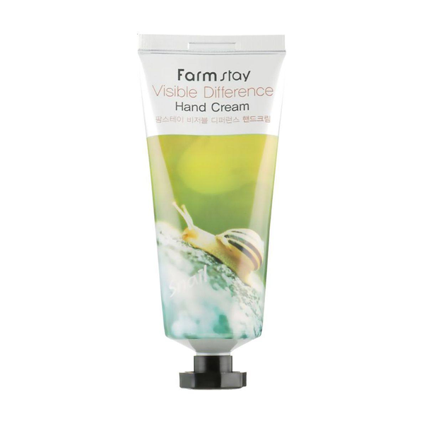 Крем для рук FarmStay Visible Difference Hand cream з муцином равлика 100 мл - Фото 1 Крем для рук FarmStay Visible Difference Hand cream з муцином равлика 100 мл - зображення 1