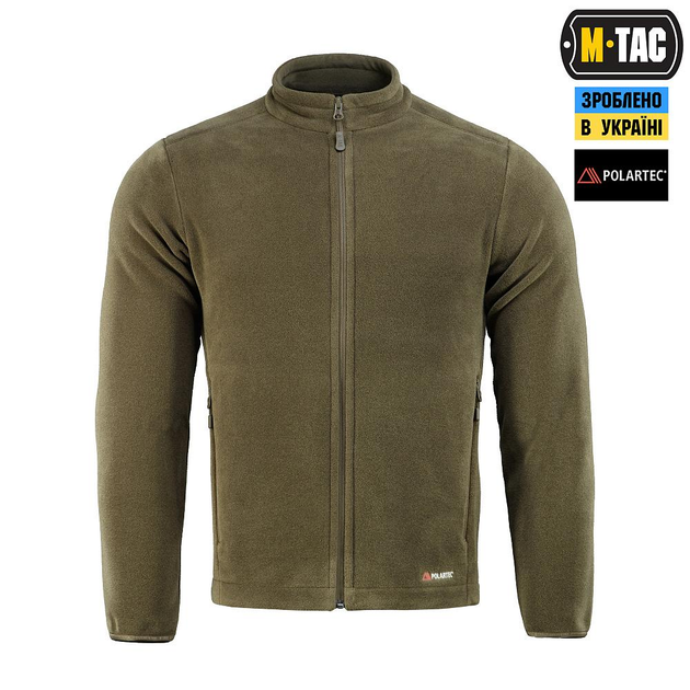 Тактична флісова кофта M-Tac Nord Fleece Polartec, розмір XL, колір Dark Olive - зображення 2