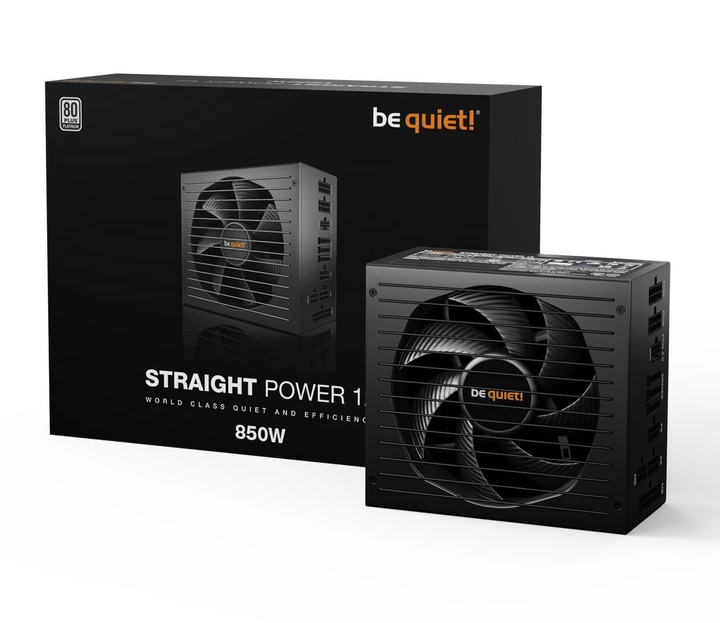 Блок питания be quiet! Straight Power 12 850W 80 Plus Platinum ATX 3.0 (BN337) EU - изображение 1