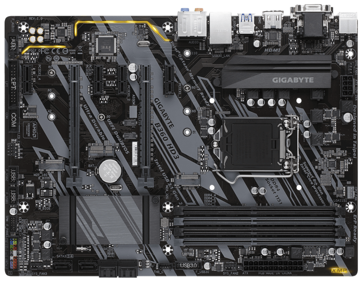 Материнска плата Gigabyte B360 HD3 (s1151-2/B360/4xDDR4) БВ - зображення 2