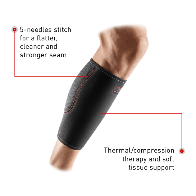 Компрессионный рукав на ногу McDavid calf sleeve(441) XL Чорний - изображение 3