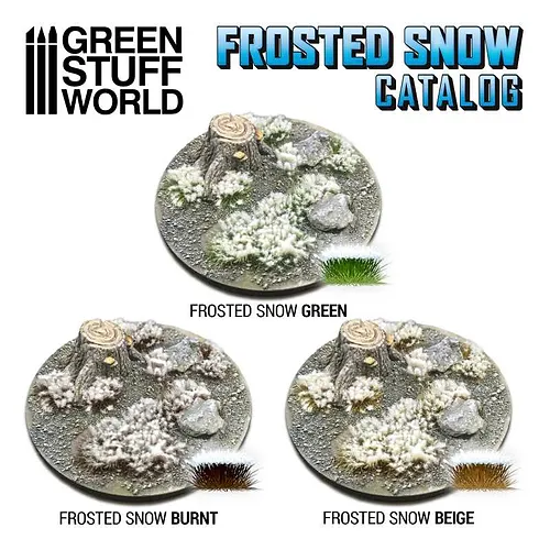 Штучна трава GREEN STUFF WORLD Tufts 6mm - FROSTED SNOW BURNT - Фото 2 Штучна трава GREEN STUFF WORLD Tufts 6mm - FROSTED SNOW BURNT - изображение 2