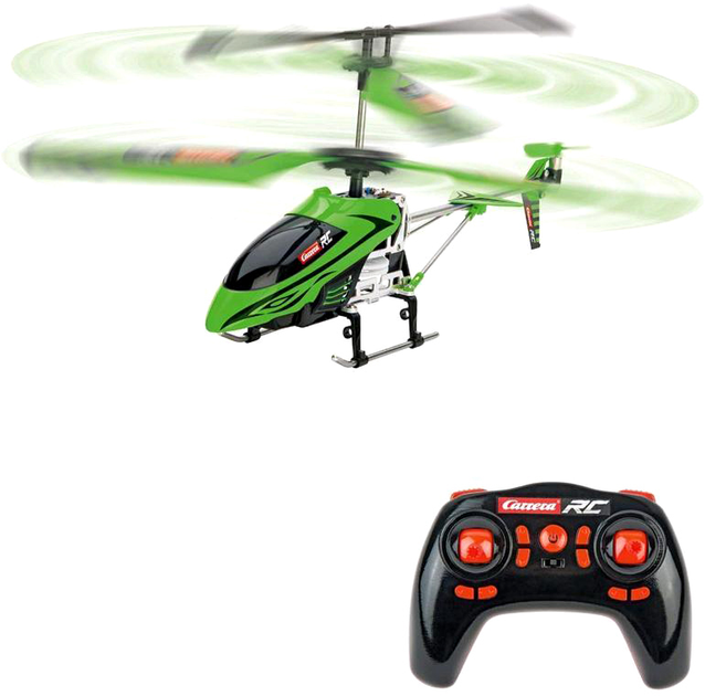 Helikopter zdalnie sterowany Carrera Glow Storm Zielony (9003150115342) - obraz 2