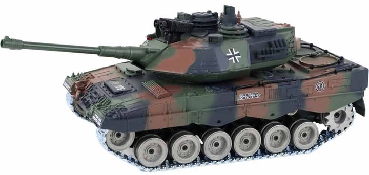 Czołg zdalnie sterowany Leantoys German Leopard RC Remote Controlled 1:18 (5905679078129) - obraz 2