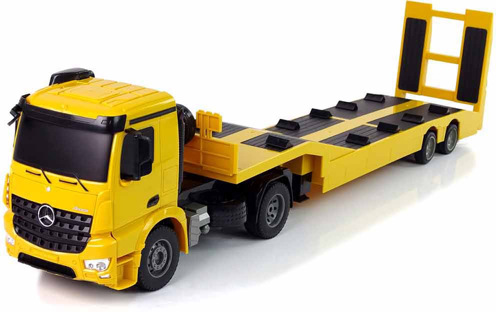 Laweta zdalnie sterowana Leantoys Mercedes Arocs 1:20 Żółta (5905323210387) - obraz 1