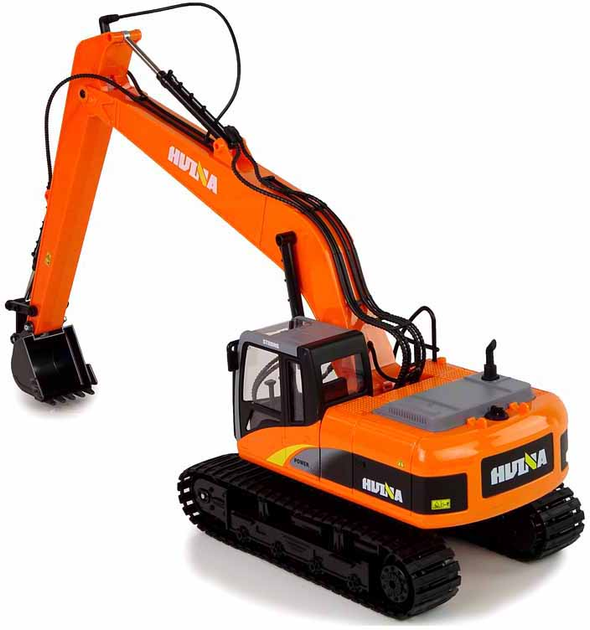 Екскаватор на радіокеруванні LEAN Toys 1:14 Помаранчевий (5904204757768) - зображення 4