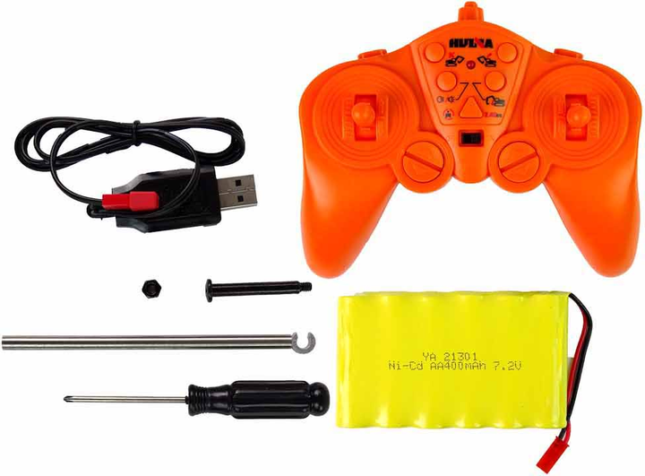Екскаватор на радіокеруванні LEAN Toys 1:14 Помаранчевий (5904204757768) - зображення 5