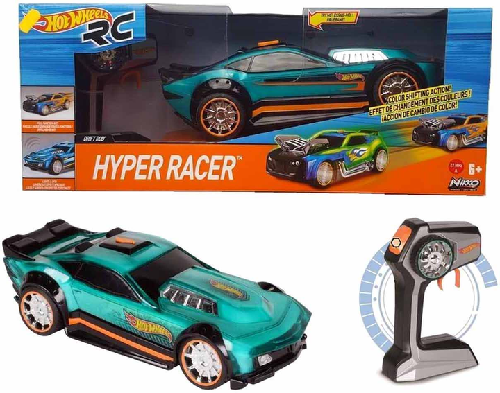 Машинка на радіокеруванні Nikko Hot Wheels RC Hyper Racer (0011543904410) - зображення 1