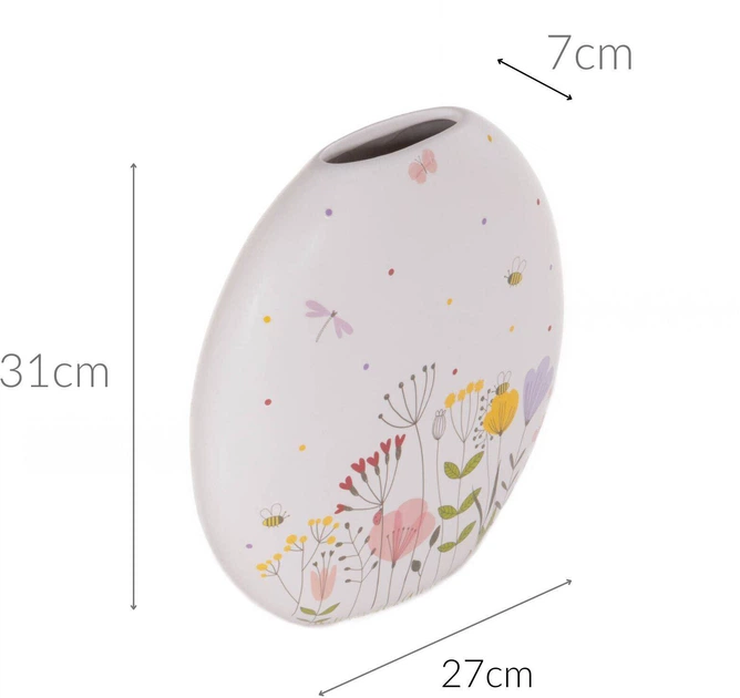 Wazon Boltze Florina na jeden kwiat wzór Kwiatowy 31 cm (4066076327492) - obraz 7
