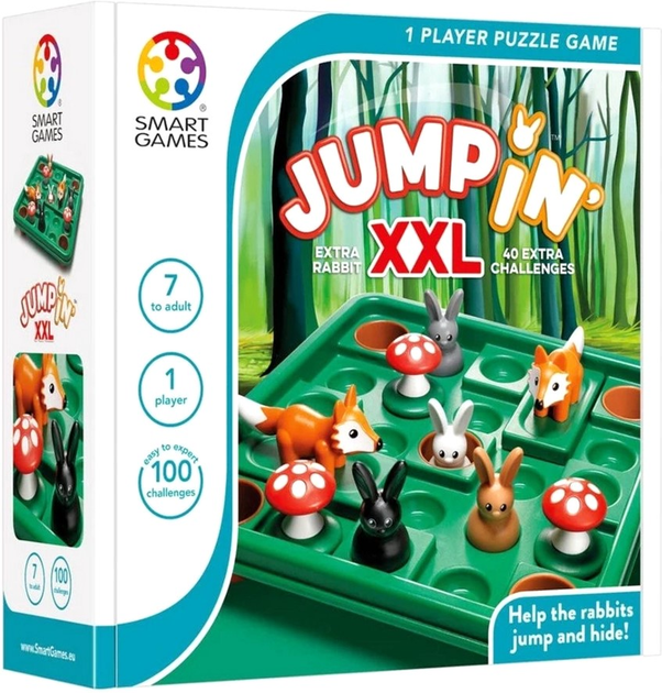 Gra planszowa Iuvi Games Smart Games Jump In XXL (5414301521488) - obraz 1