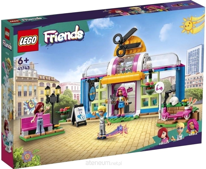 Zestaw klocków LEGO Friends Salon fryzjerski 401 element 4 szt (41743) - obraz 1