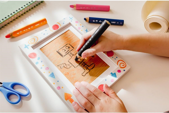 Zestaw akwarelowych ołówków BIC Kids Multisurface z temperówką 10 szt (3086123728370) - obraz 3