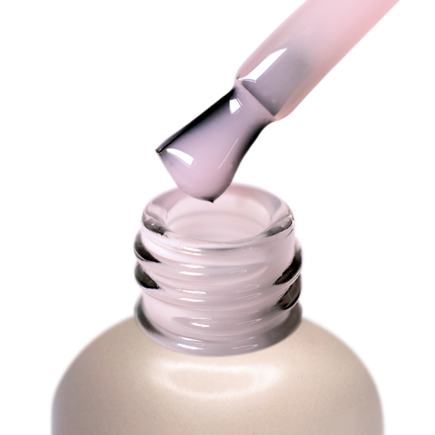 Відновлююча база з нейлоновими волокнами PNB Revital Fiber Base HEMA FREE Milk Pink 8 мл - зображення 2