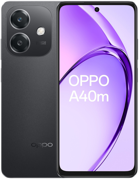 Мобільний телефон OPPO A40M 8/256GB Sparkle Black (6932169353458) - зображення 1