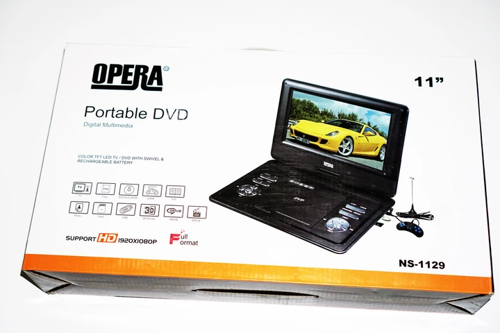 Dvd плеер портативный с тюнером 10.5 дюйма USB AV SD аккумулятор Opera аналоговое телевидение - изображение 8