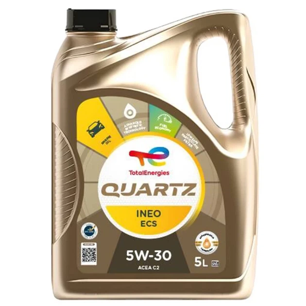 Масло моторное TOTAL QUARTZ INEO ECS C2 5W-30 4 л (151510) - изображение 4