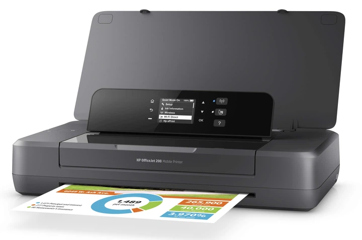 Принтер струйный HP OfficeJet 202 mobile цветная печать А4 Air-Print / USB / Wi-Fi Черный (N4K99C) - изображение 2