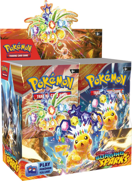 Доповнення Pokémon TCG: Scarlet & Violet - Surging Sparks - Booster Display 36 шт (820650869280) - зображення 3
