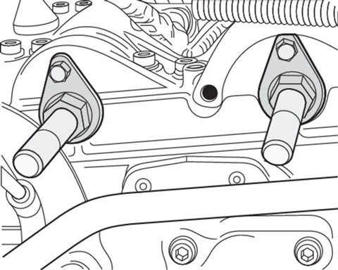 Набір YATO для блокування газорозподілу авто групи VW-SEAT-SKODA 1.2 12V YT-06012 (5906083060120) - зображення 3