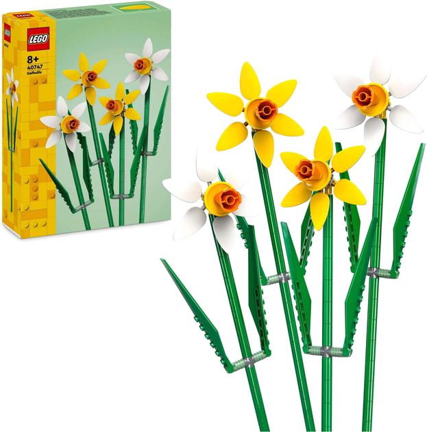 Конструктор LEGO Merchandise Нарциси 216 деталей 4 шт (40747) - зображення 3