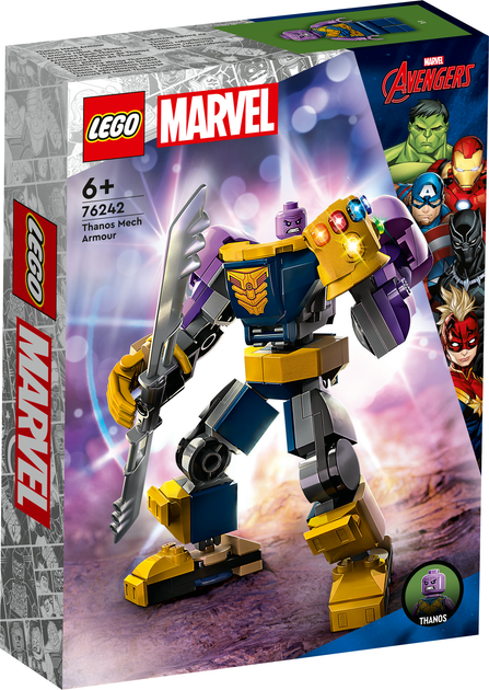 Zestaw klocków LEGO Super Heroes Tanos Mech Armour 113 elementów 4 szt (76242) - obraz 1