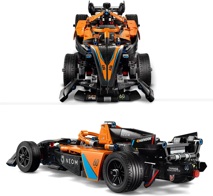 Конструктор LEGO Technic Neom McLaren Formula E Team 452 деталі 4 шт (42169) - зображення 5