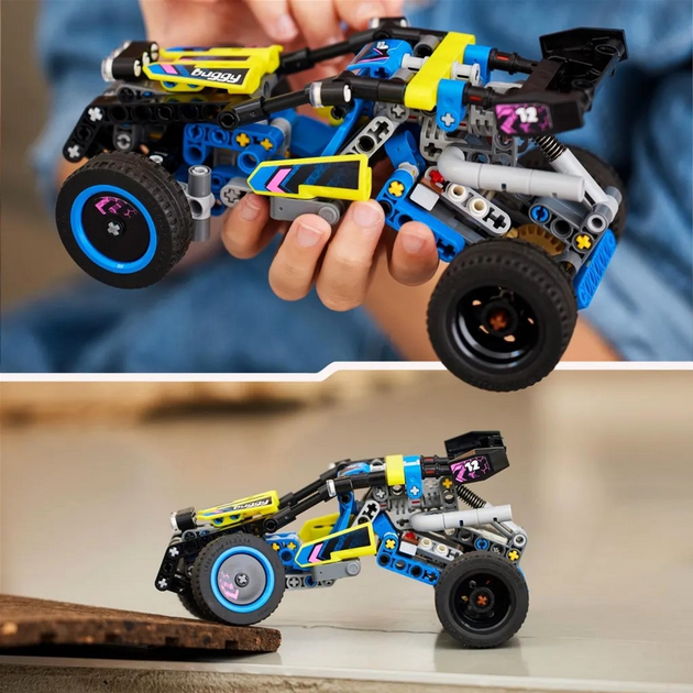 Zestaw klocków LEGO Technics Race Buggi Off Road 219 elementów 4 szt (42164) - obraz 7