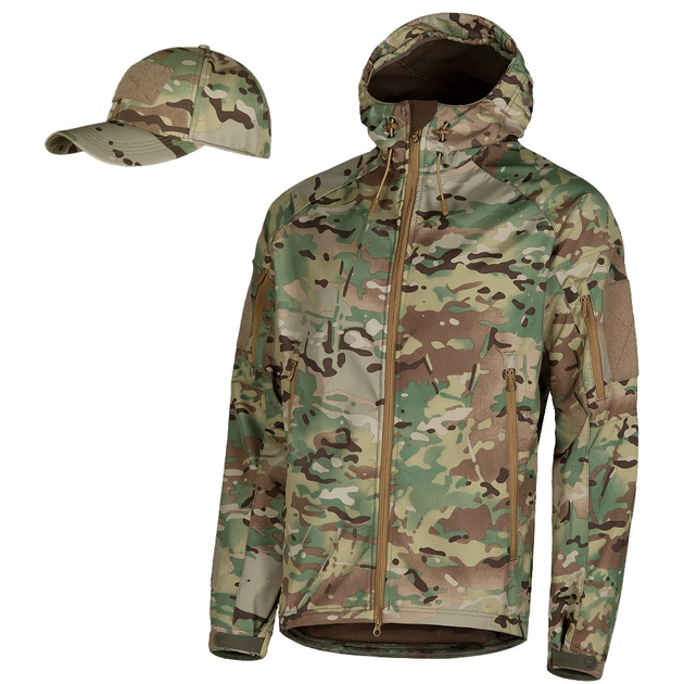 Куртка CM Stalker SoftShell Multicam Camotec розмір XXL - зображення 1