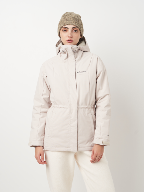 Парка зимняя женская Columbia Hikebound II Long Insulated Jacket 2087041-278 XL Бежевая (0990054799794_0195981147001) 