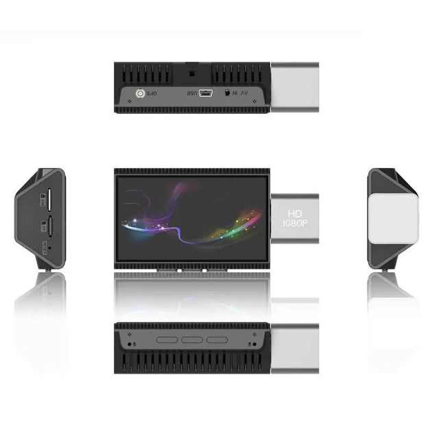 Відеореєстратор 3" сенсорний єкран Full HD Android 4G GPS WiFi ADAS BT 2 камеры AKS11 - изображение 3
