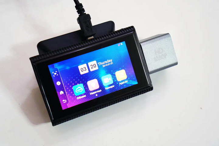 Відеореєстратор 3" сенсорний єкран Full HD Android 4G GPS WiFi ADAS BT 2 камеры AKS11 - изображение 6